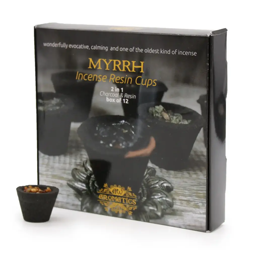 Box of 12 Resin Cups – Myrrh | www.artisangoods.co.uk