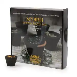 Box of 12 Resin Cups – Myrrh | www.artisangoods.co.uk 1