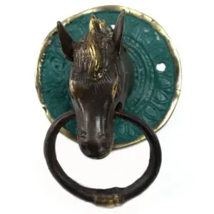 Brass Door Knocker – Horses Head | www.artisangoods.co.uk 3