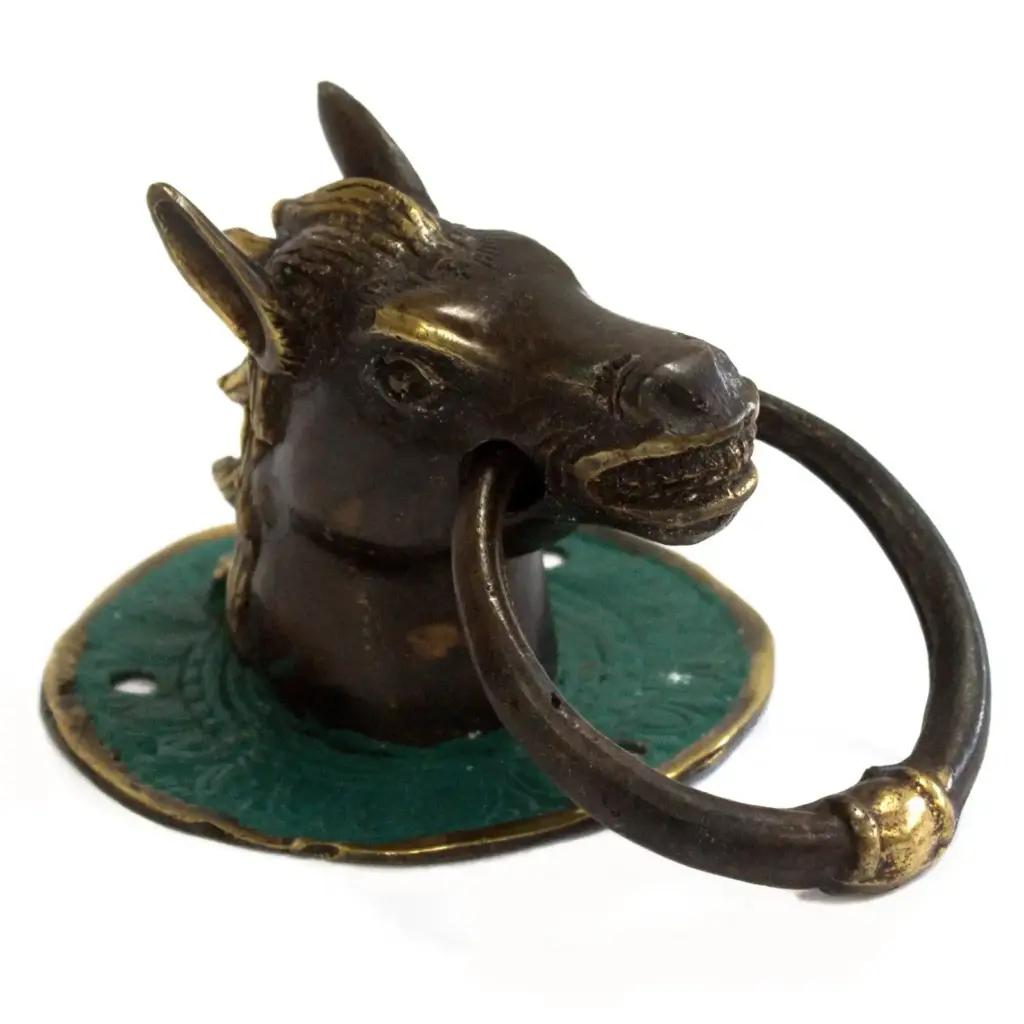 Brass Door Knocker – Horses Head | www.artisangoods.co.uk