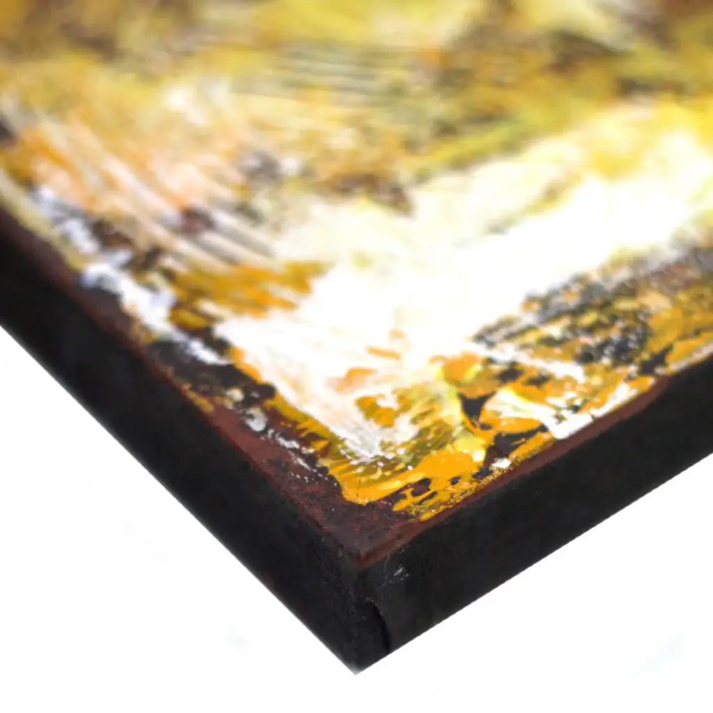 Buddah Painting – Blue Brocade Detail | www.artisangoods.co.uk 5