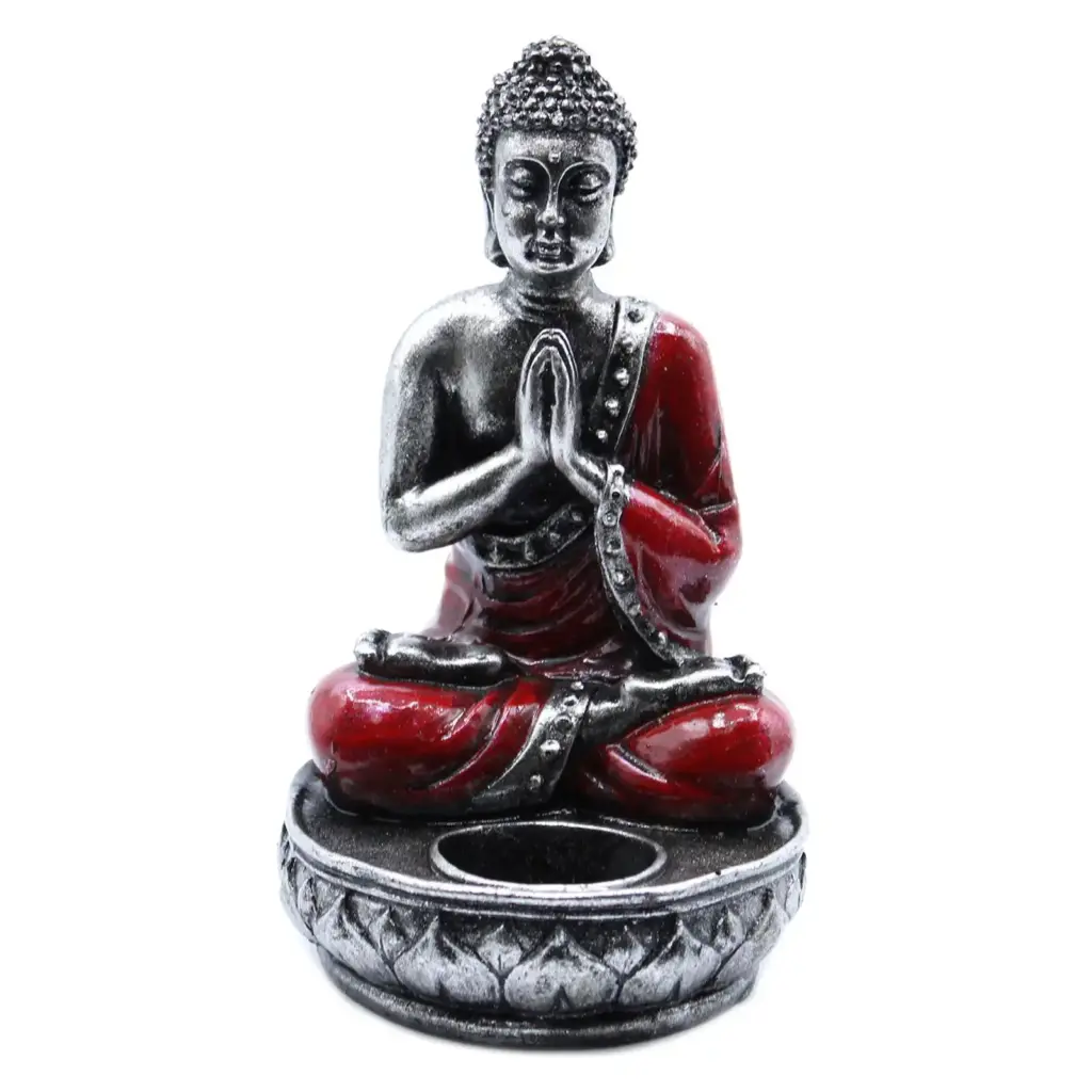 Buddha Candle Holder – Red – Medium | www.artisangoods.co.uk 3 Buddha Candle Holder – Red – Medium | www.artisangoods.co.uk 3