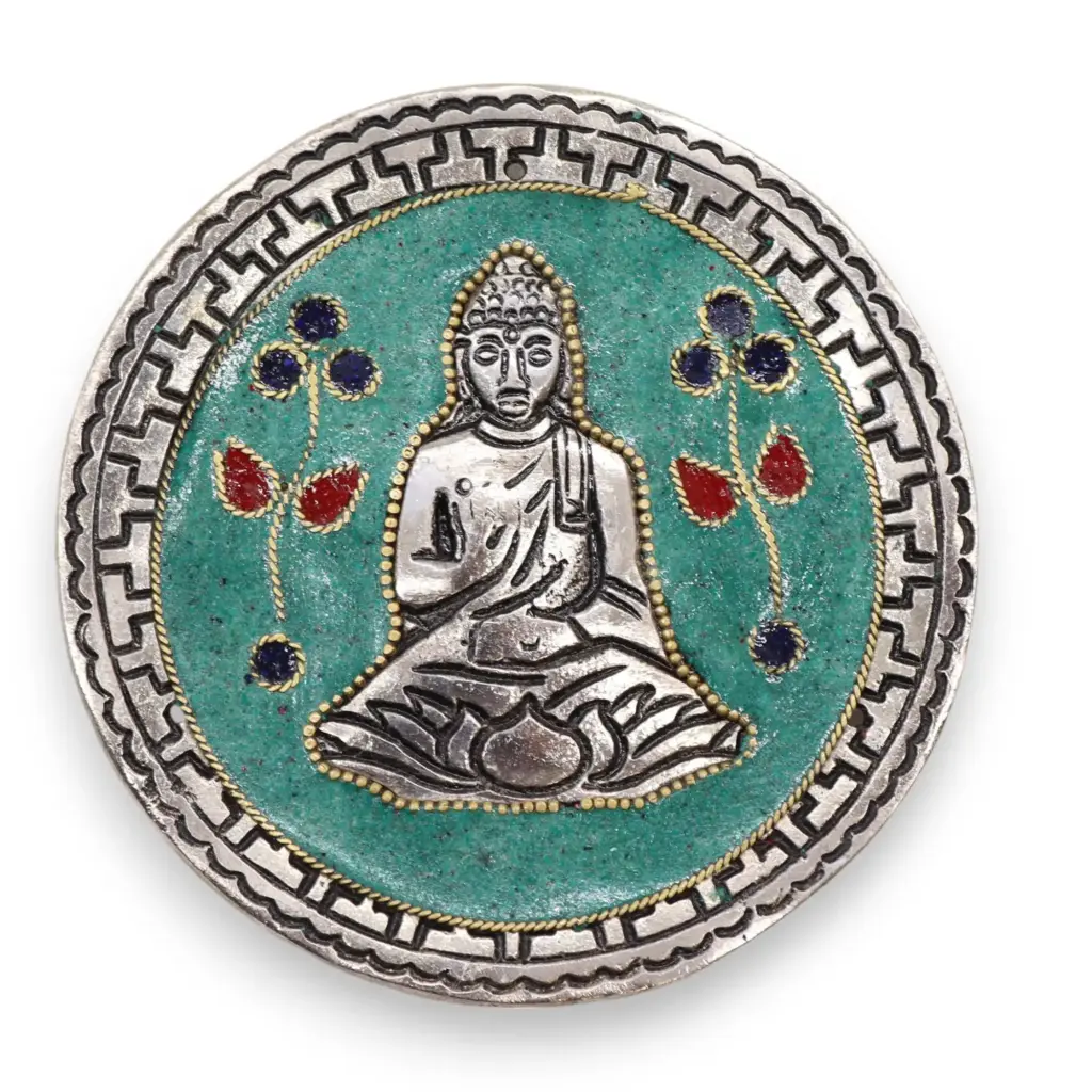 Buddha Green Decor Incense Holder | www.artisangoods.co.uk