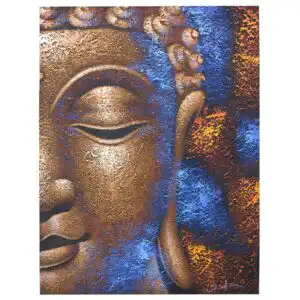 Buddha Painting – Copper Face | www.artisangoods.co.uk 1