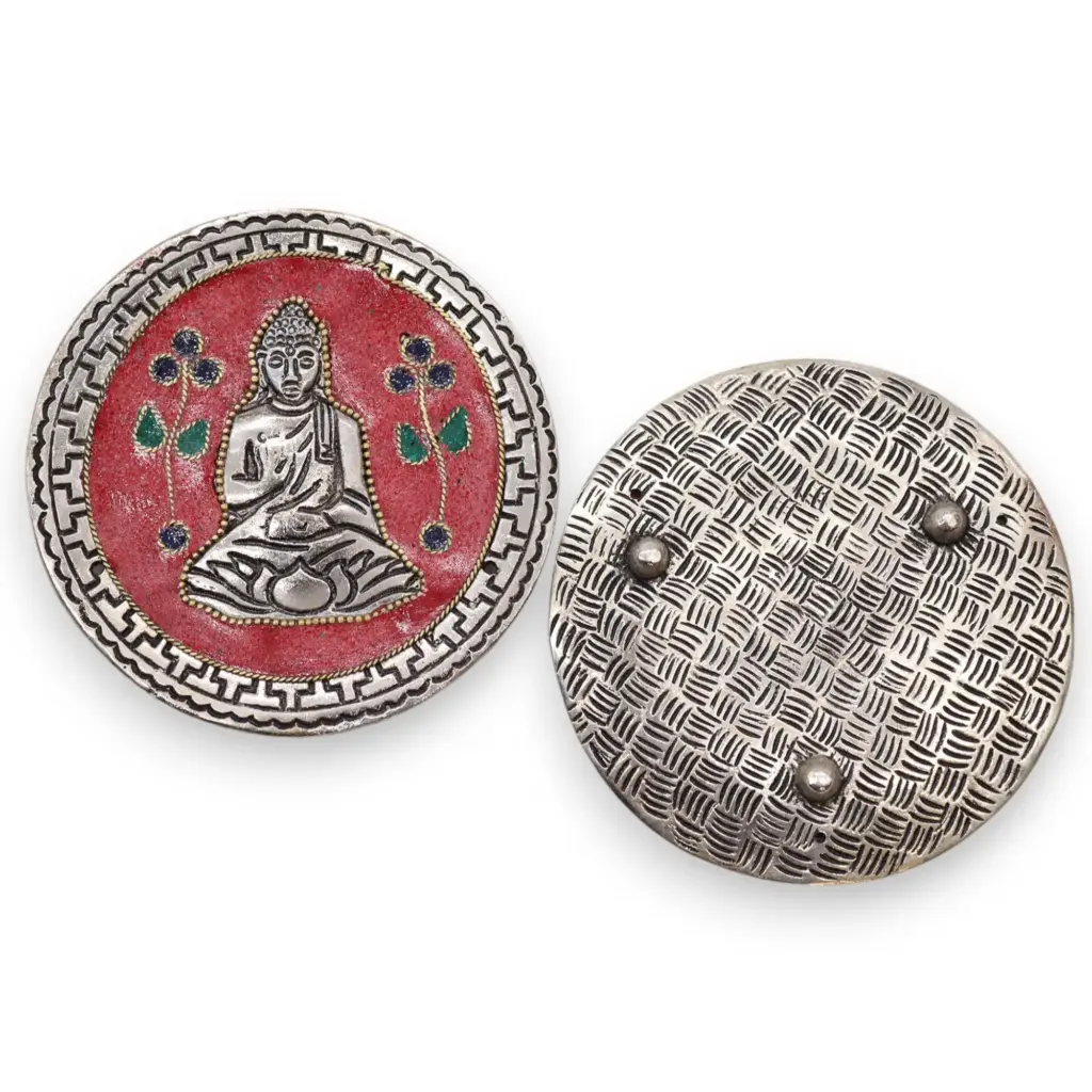 Buddha Red Decor Incense Holder | www.artisangoods.co.uk 2