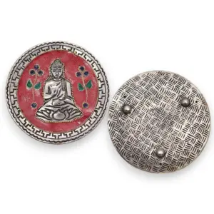 Buddha Red Decor Incense Holder | www.artisangoods.co.uk 2