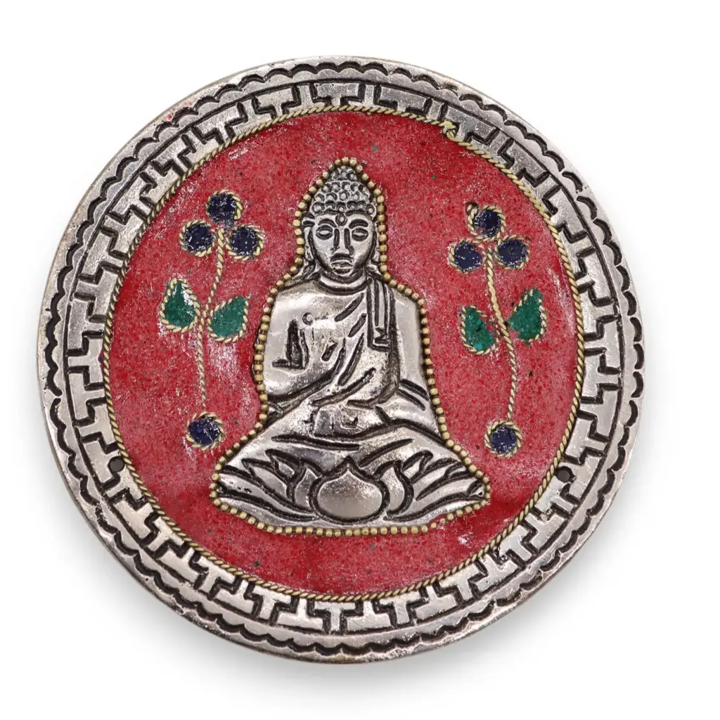 Buddha Red Decor Incense Holder | www.artisangoods.co.uk