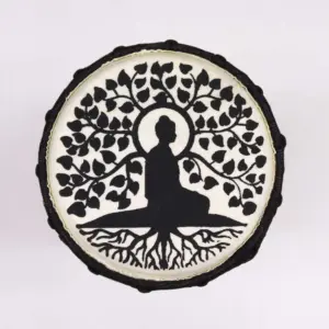 Buddha Wide Top Djembe Drum – 13cm | www.artisangoods.co.uk 2