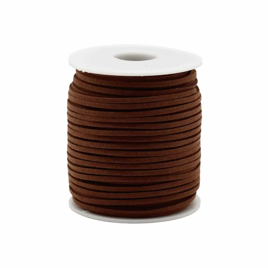Bulk Roll Pendant Cord –  2.5mm x 45m – Dark Brown A010 | www.artisangoods.co.uk
