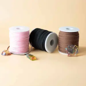 Bulk Roll Pendant Cord –  2.5mm x 45m – Pink A064 | www.artisangoods.co.uk 3