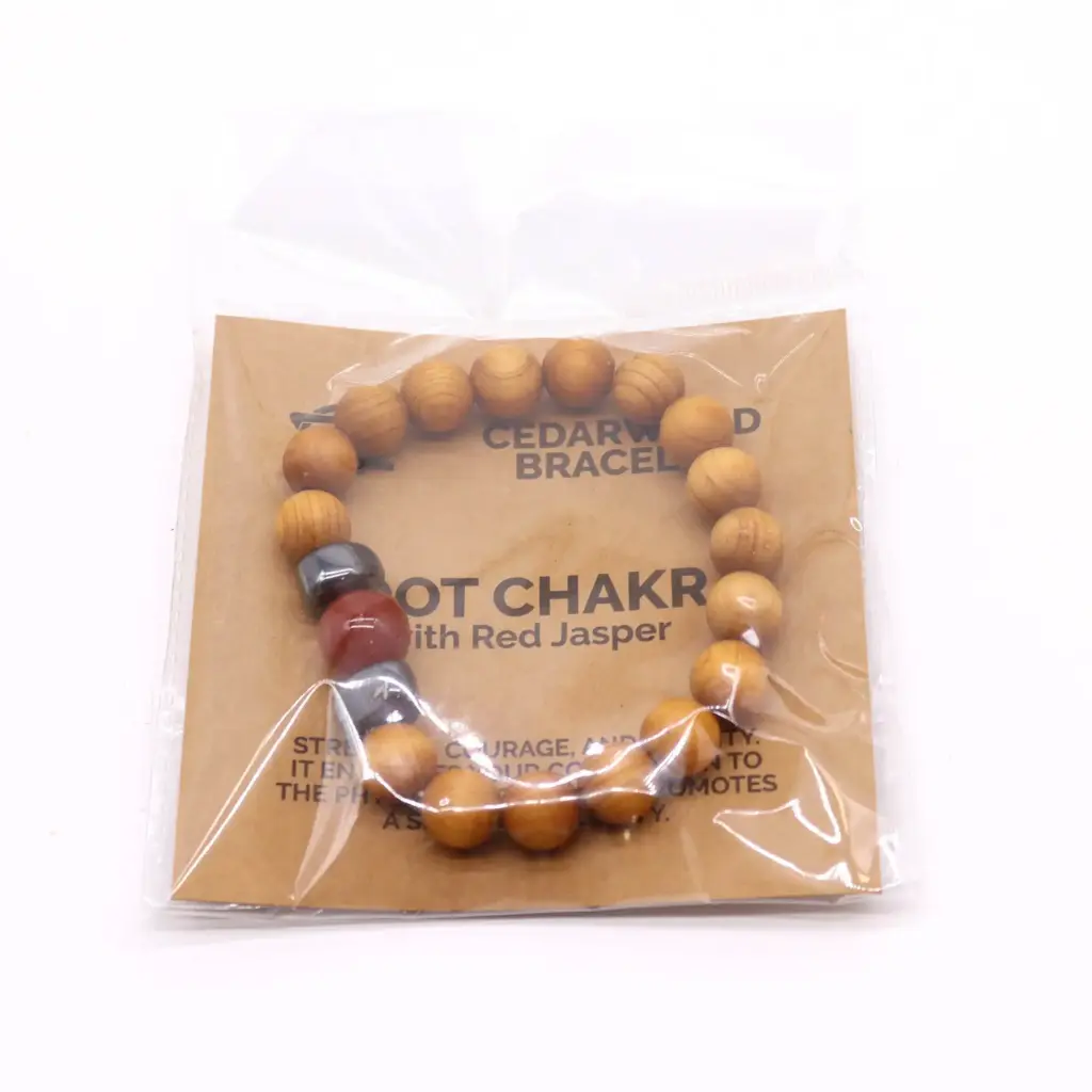 Cedarwood Root Chakra Bangle with Red Jasper | www.artisangoods.co.uk 4 Cedarwood Root Chakra Bangle with Red Jasper | www.artisangoods.co.uk 4