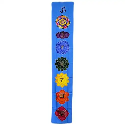 Chakra Drop Banner – Sky Blue 183x35cm | www.artisangoods.co.uk 2 Chakra Drop Banner – Sky Blue 183x35cm | www.artisangoods.co.uk