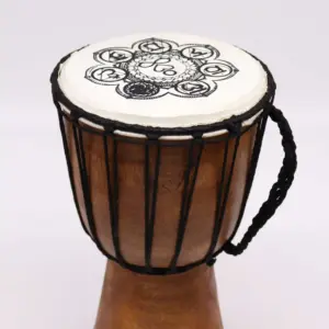 Chakra Wide Top Djembe Drum – 17cm | www.artisangoods.co.uk 5