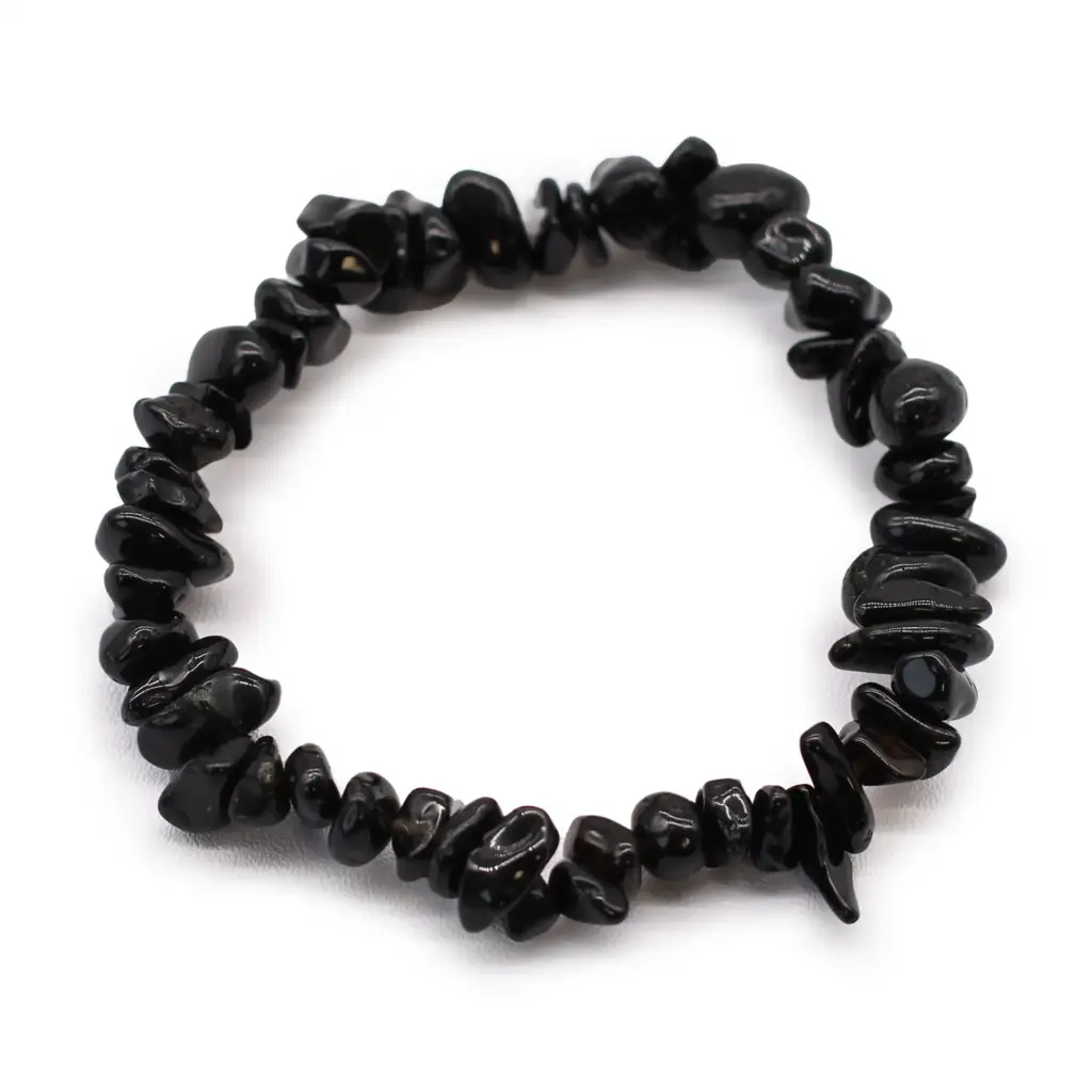 Chipstone Bracelet – Black Agate | www.artisangoods.co.uk