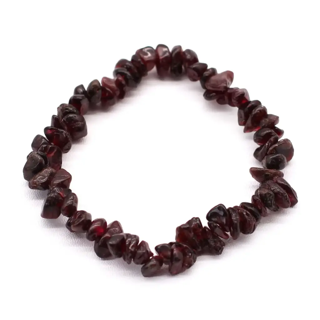 Chipstone Bracelet – Blood Garnet | www.artisangoods.co.uk
