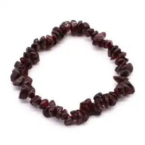 Chipstone Bracelet – Blood Garnet | www.artisangoods.co.uk 1