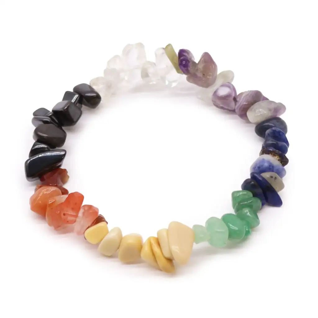 Chipstone Bracelet – Chakra Stones | www.artisangoods.co.uk