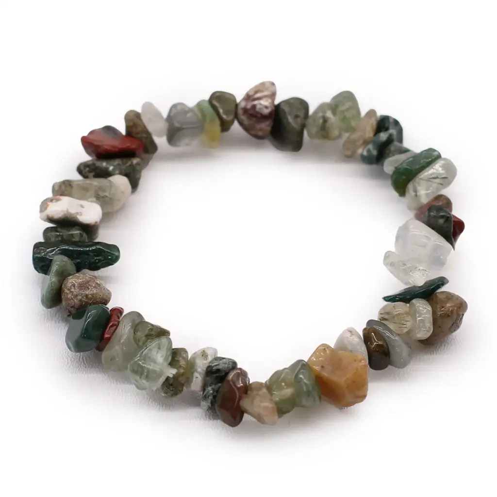 Chipstone Bracelet – Moss Agate | www.artisangoods.co.uk