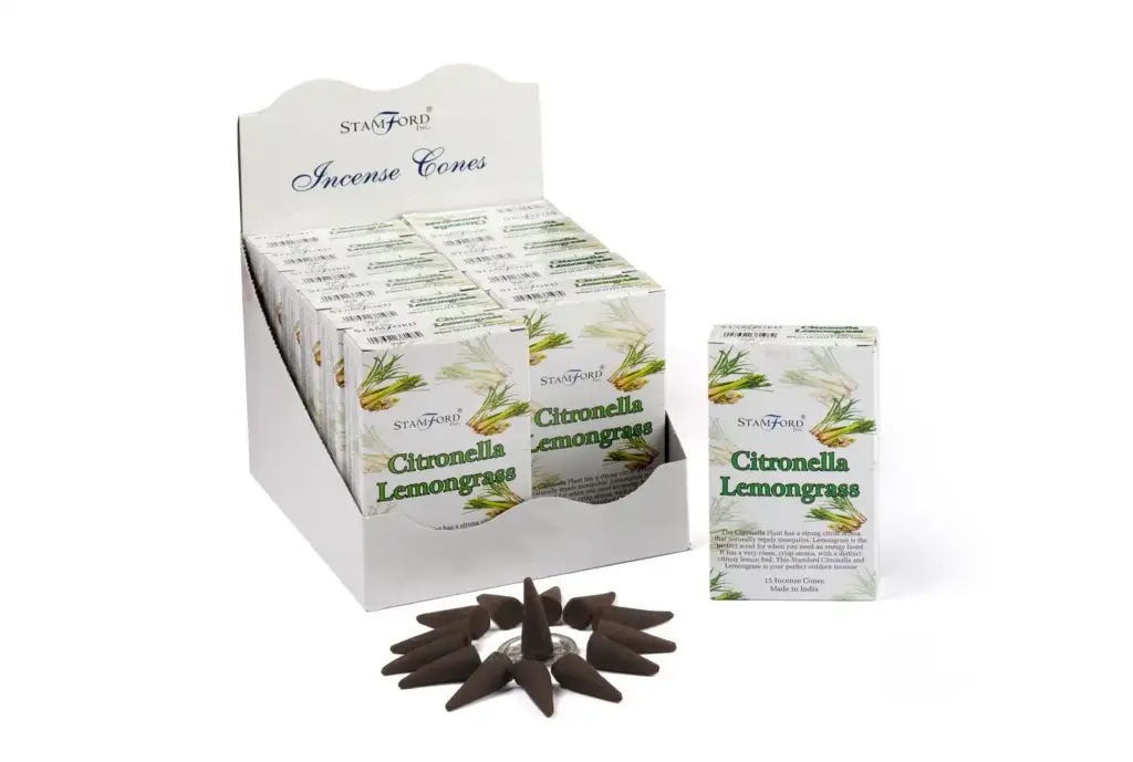 Citronella & Lemongrass Incense Cones | www.artisangoods.co.uk