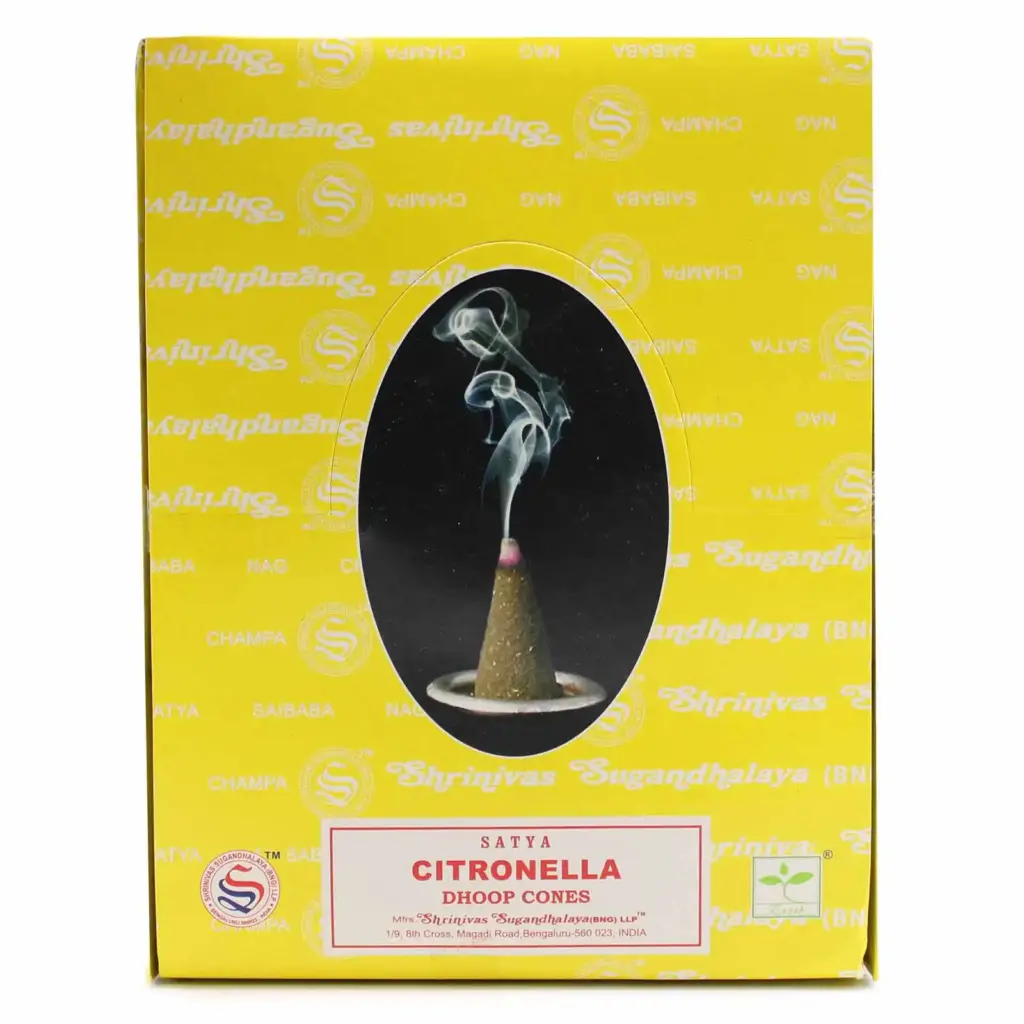 Citronella Dhoop Cones | www.artisangoods.co.uk 2