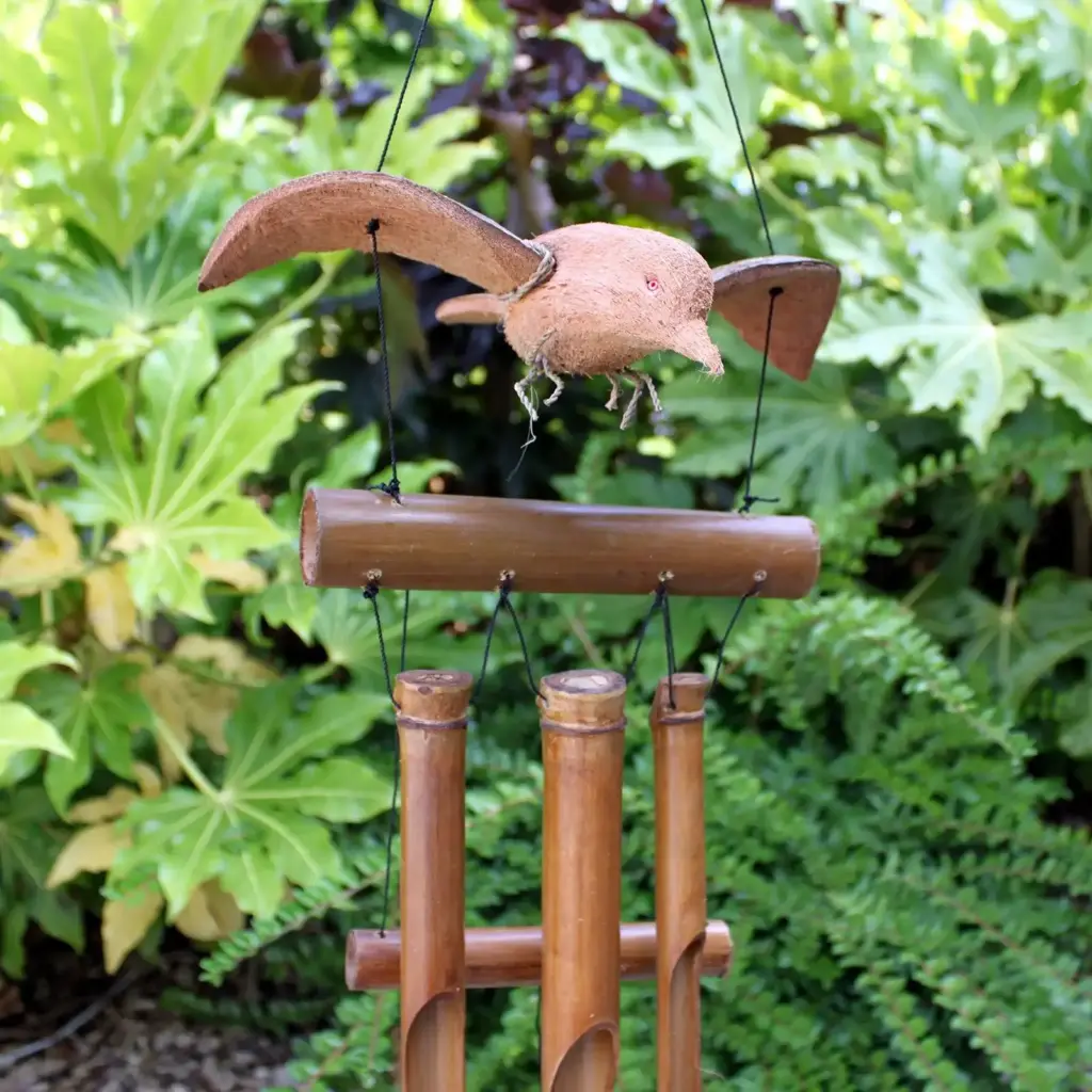 Coconut Blackbird Windchimes | www.artisangoods.co.uk
