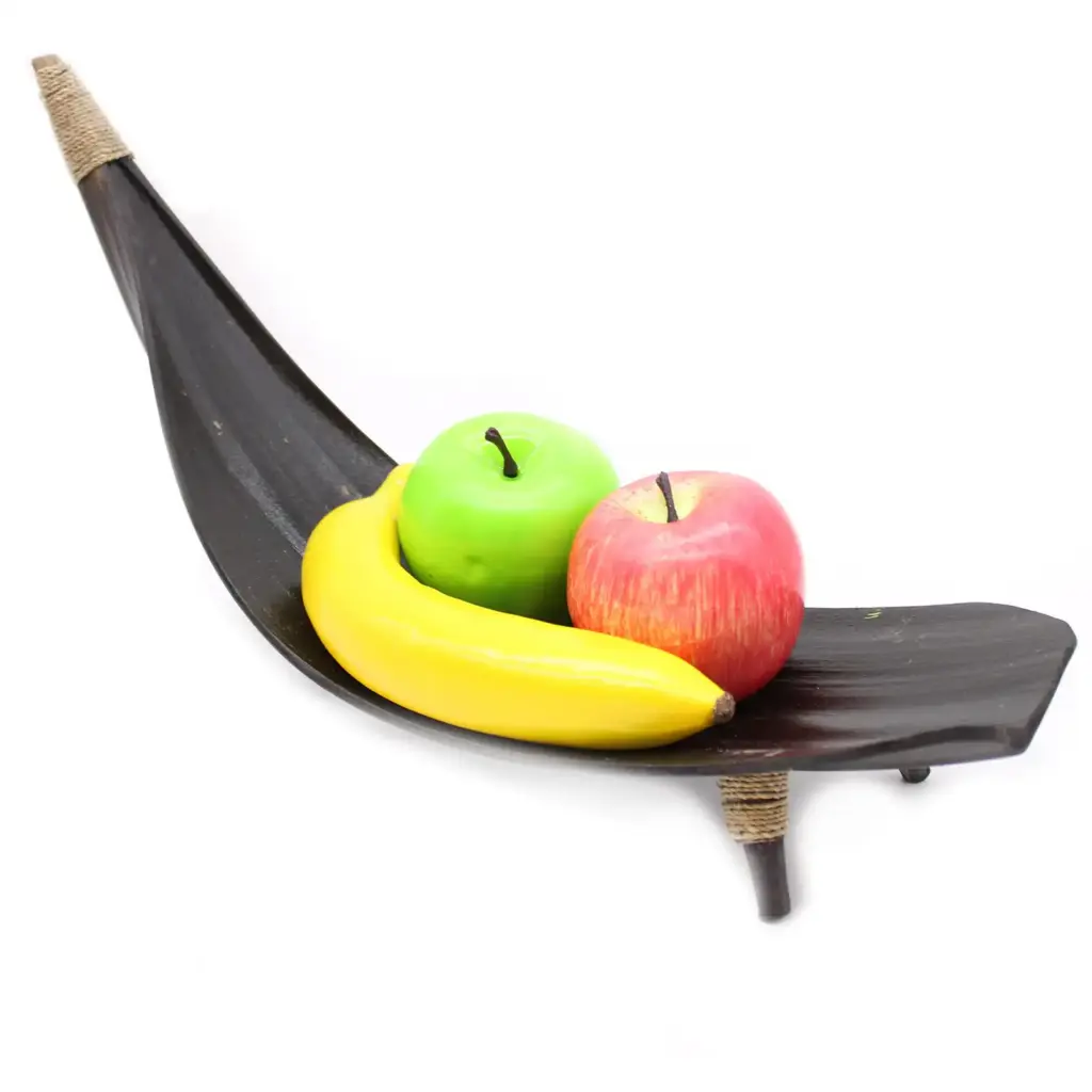 Coconut Leaf Fruit Bowl Set – Chocolate | www.artisangoods.co.uk 5
