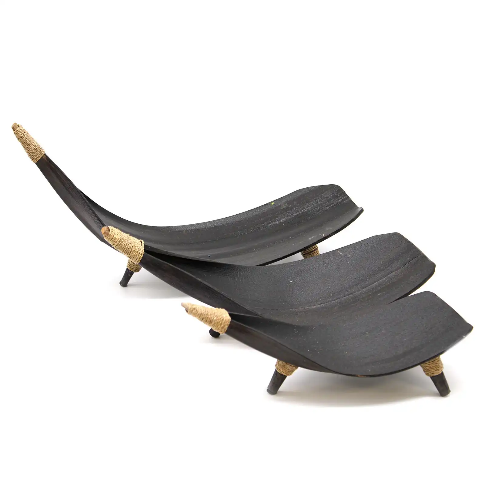 Coconut Leaf Fruit Bowl Set – Chocolate | www.artisangoods.co.uk 2 Coconut Leaf Fruit Bowl Set – Chocolate | www.artisangoods.co.uk 1