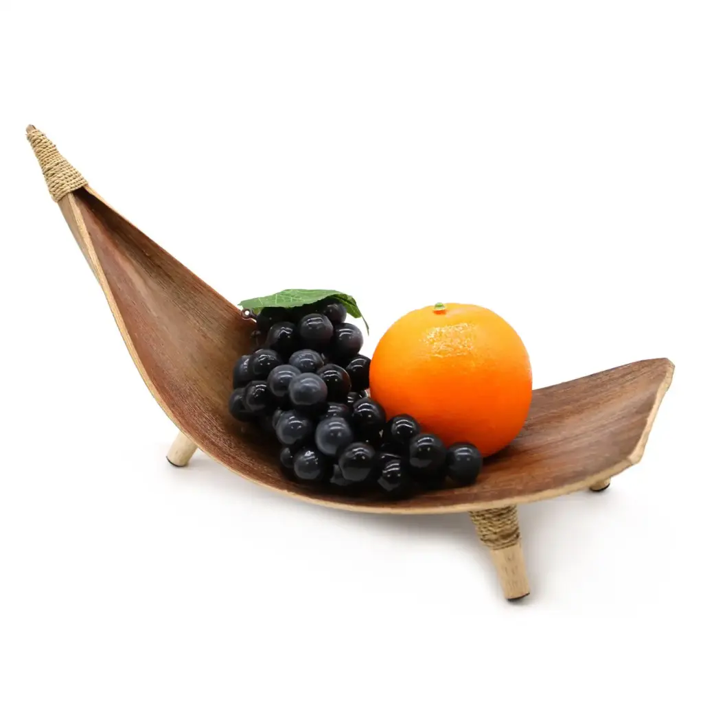 Coconut Leaf Fruit Bowl Set – Natural | www.artisangoods.co.uk 5
