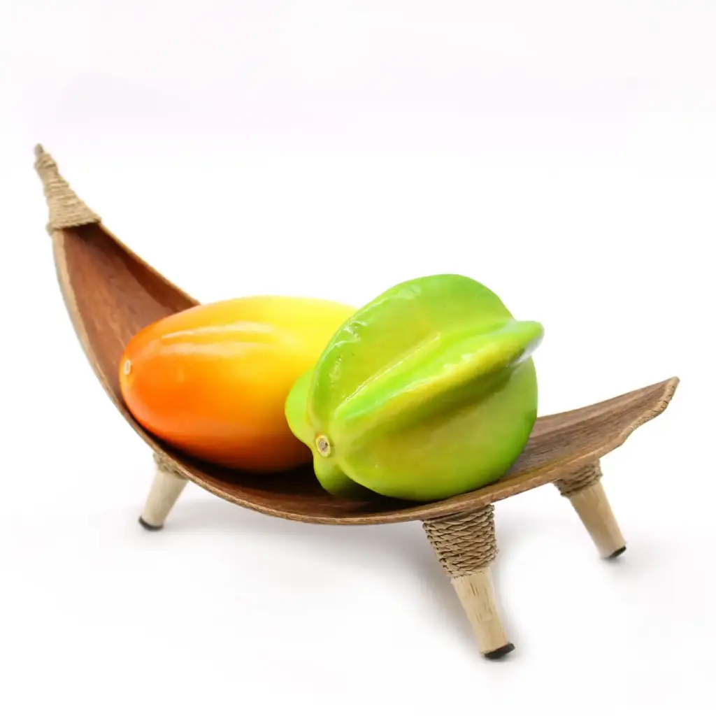 Coconut Leaf Fruit Bowl Set – Natural | www.artisangoods.co.uk 4