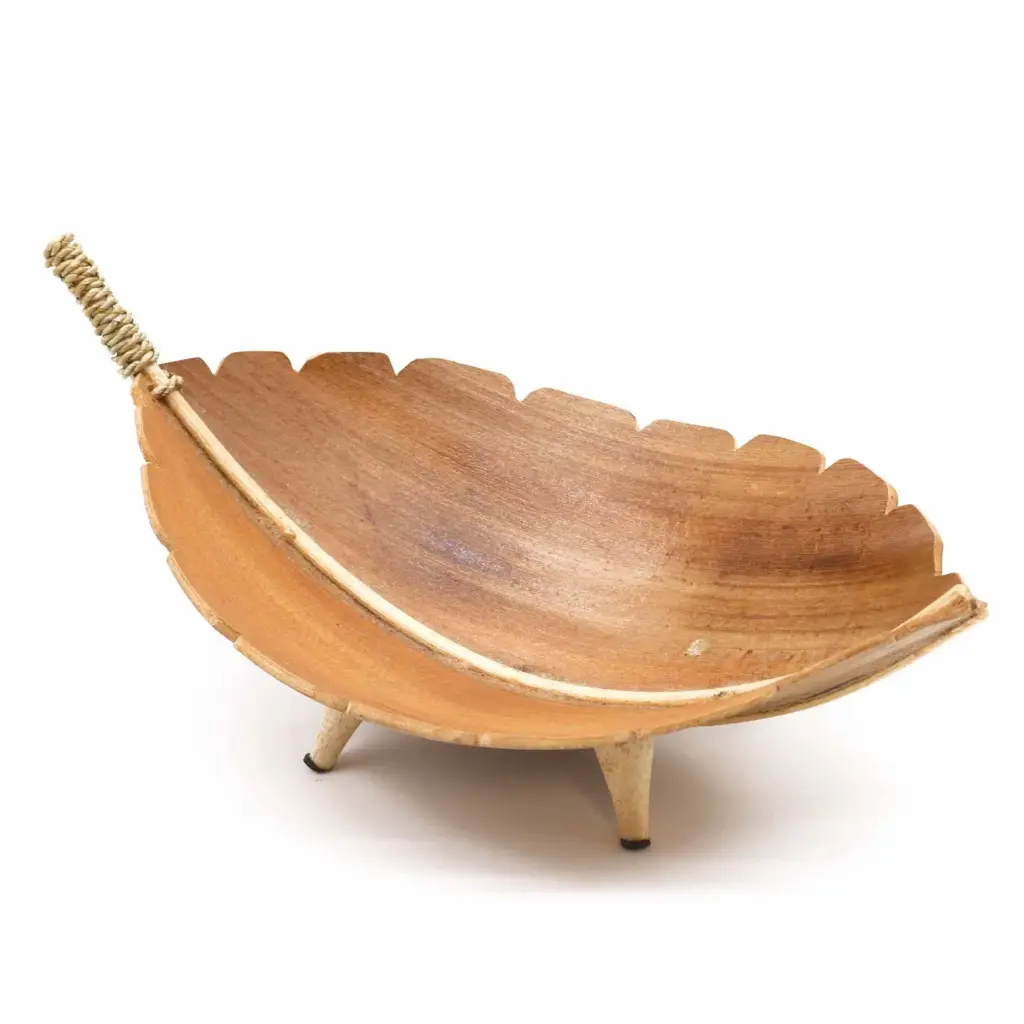 Coconut Leaf Large Fruit Bowl – Natural | www.artisangoods.co.uk