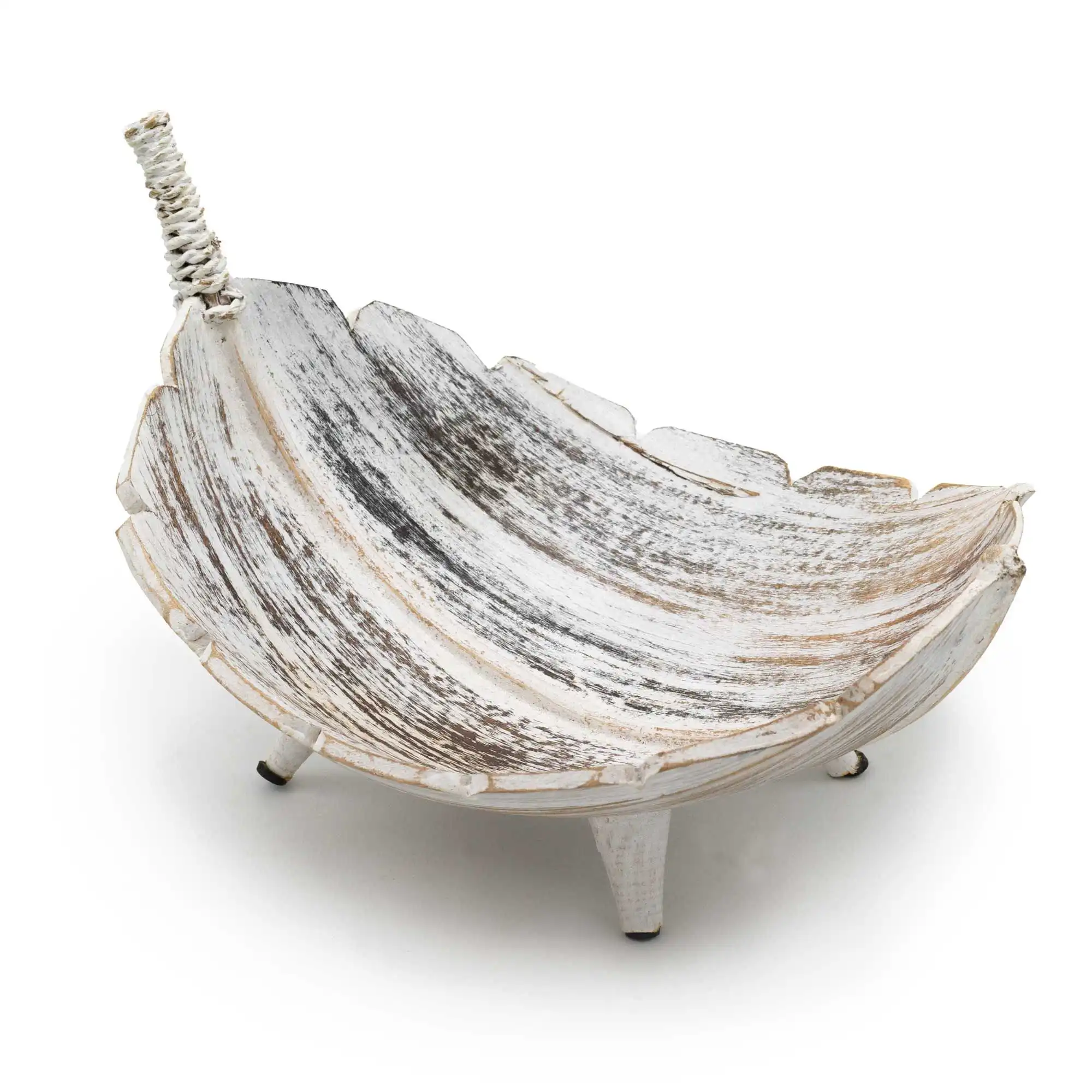 Coconut Leaf Large Fruit Bowl – Whitewash | www.artisangoods.co.uk 2 Coconut Leaf Large Fruit Bowl – Whitewash | www.artisangoods.co.uk 1