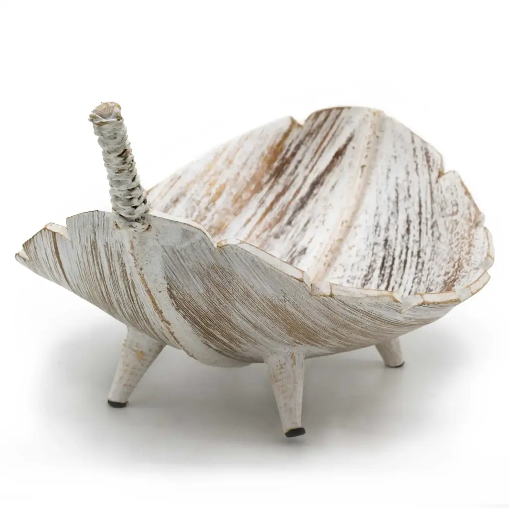 Coconut Leaf Large Fruit Bowl – Whitewash | www.artisangoods.co.uk 2 Coconut Leaf Large Fruit Bowl – Whitewash | www.artisangoods.co.uk 2