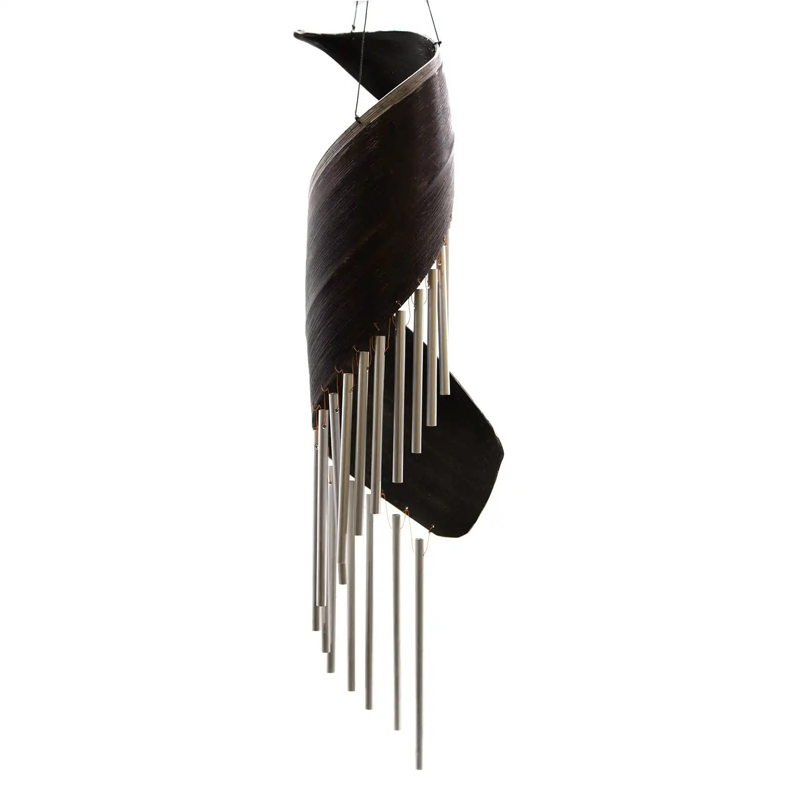 Coconut Leaf Wind Chimes – Chocolate | www.artisangoods.co.uk 5 Coconut Leaf Wind Chimes – Chocolate | www.artisangoods.co.uk 4