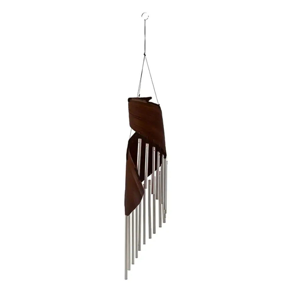 Coconut Leaf Wind Chimes – Chocolate | www.artisangoods.co.uk 2 Coconut Leaf Wind Chimes – Chocolate | www.artisangoods.co.uk 2