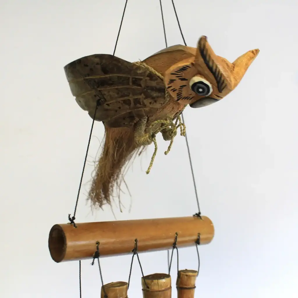 Coconut Owl Windchimes | www.artisangoods.co.uk 3 Coconut Owl Windchimes | www.artisangoods.co.uk 3