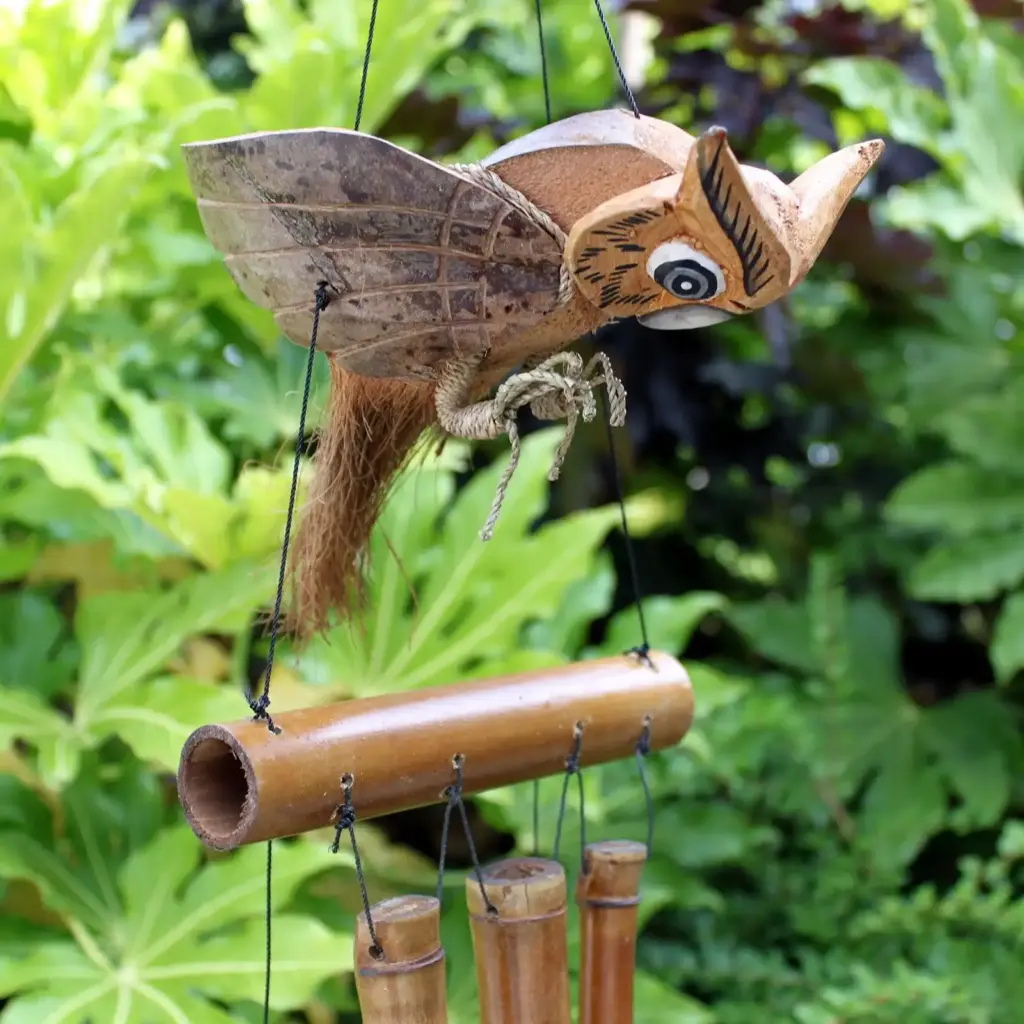 Coconut Owl Windchimes | www.artisangoods.co.uk