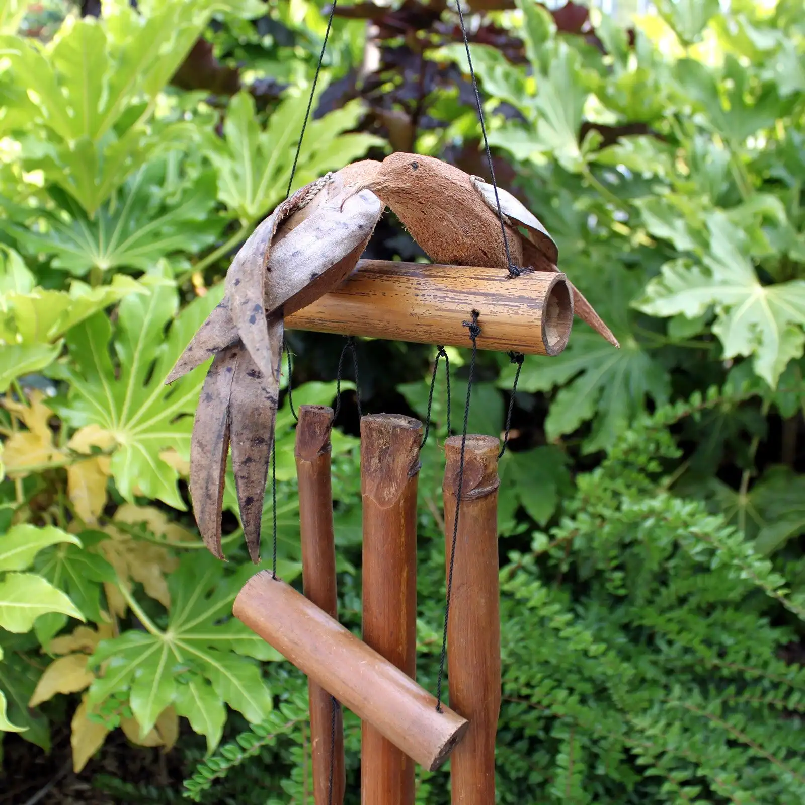 Coconut Twin Birds Windchimes | www.artisangoods.co.uk 2 Coconut Twin Birds Windchimes | www.artisangoods.co.uk 1