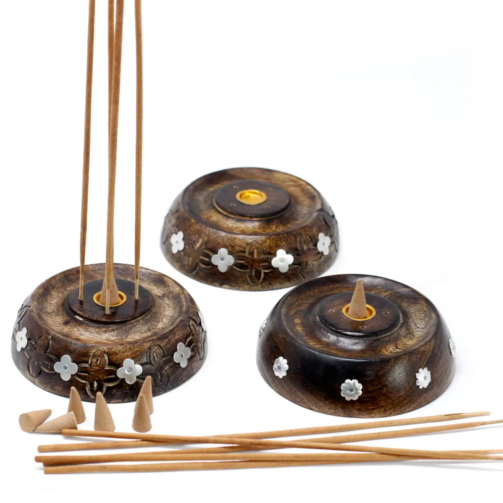 Cone & Stick Burner- Asst Design – Mango Wood | www.artisangoods.co.uk 4