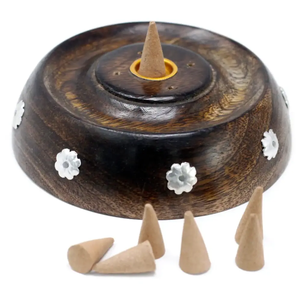 Cone & Stick Burner- Asst Design – Mango Wood | www.artisangoods.co.uk