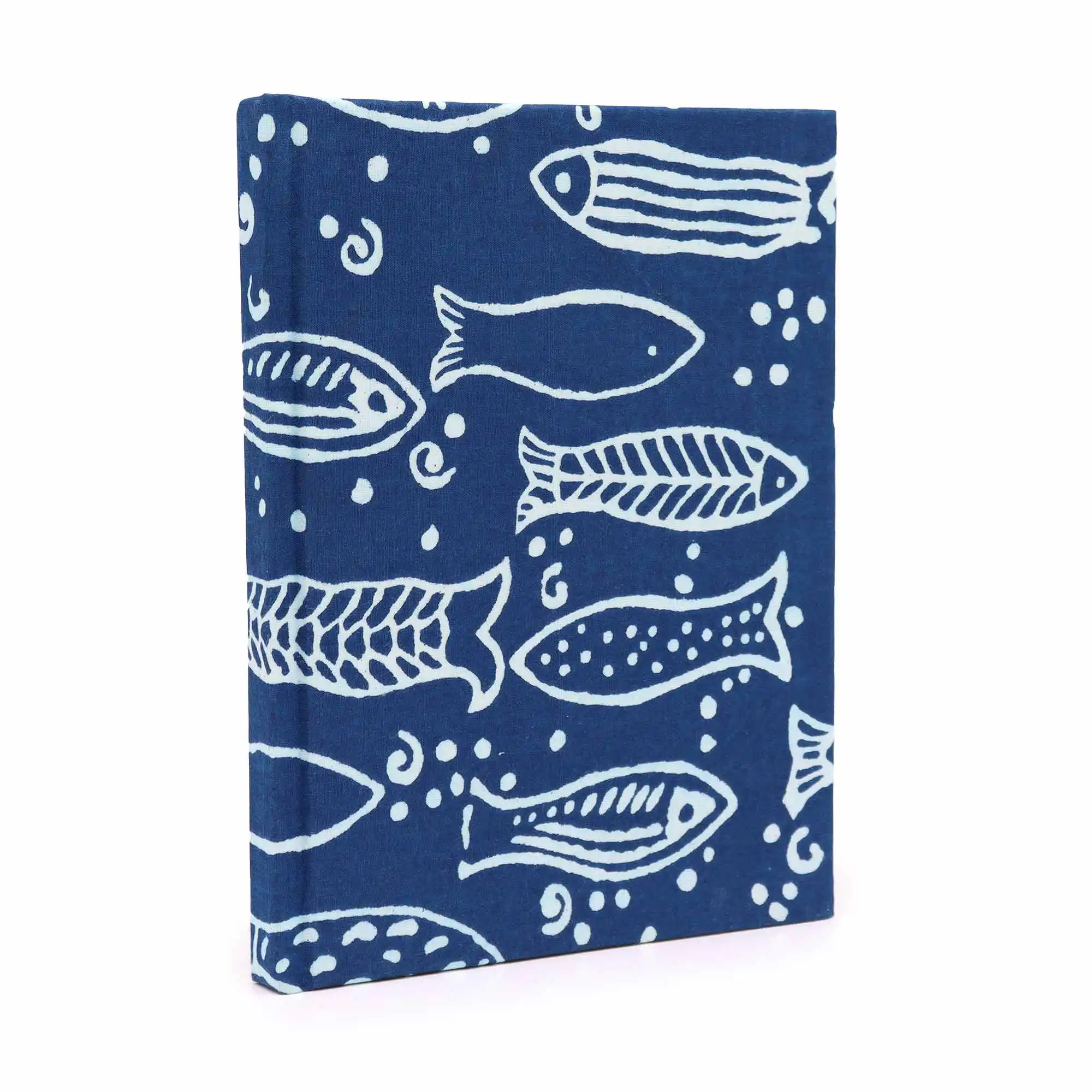 Cotton Bound Notebooks 20x15cm – 96 pages – Indigo Fish | www.artisangoods.co.uk 2 Cotton Bound Notebooks 20x15cm – 96 pages – Indigo Fish | www.artisangoods.co.uk 1