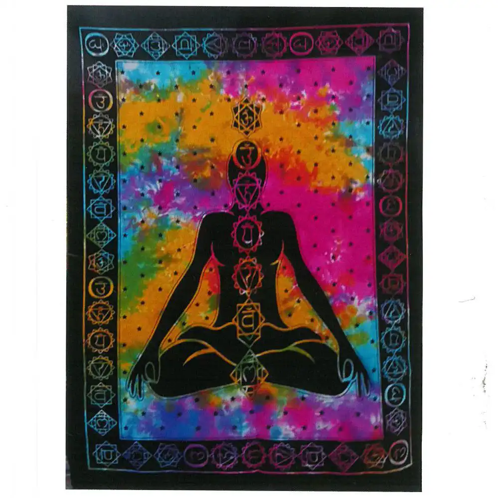 Cotton Wall Art – Chakra Buddha | www.artisangoods.co.uk 2 Cotton Wall Art – Chakra Buddha | www.artisangoods.co.uk 1