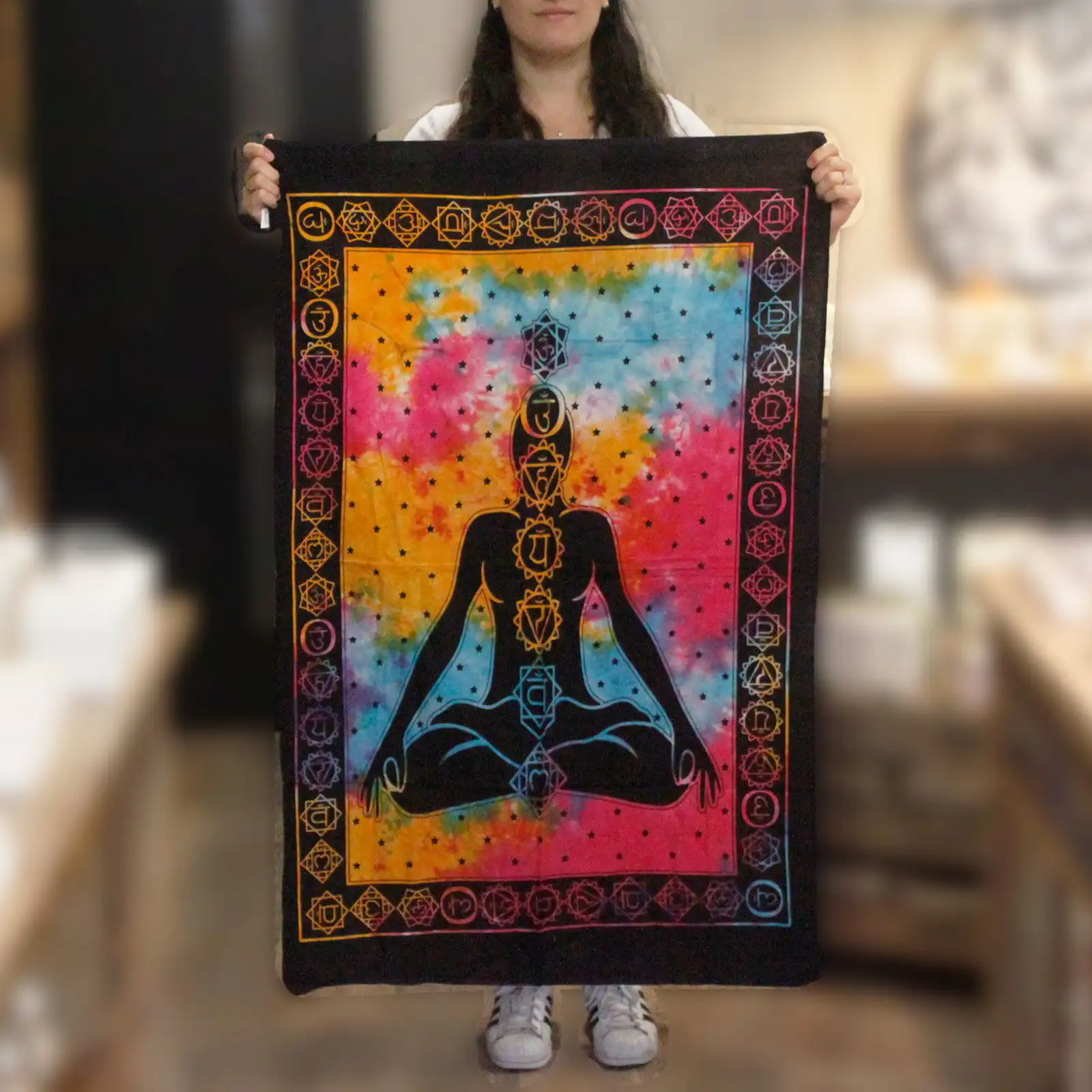 Cotton Wall Art – Chakra Buddha | www.artisangoods.co.uk 3 Cotton Wall Art – Chakra Buddha | www.artisangoods.co.uk 2