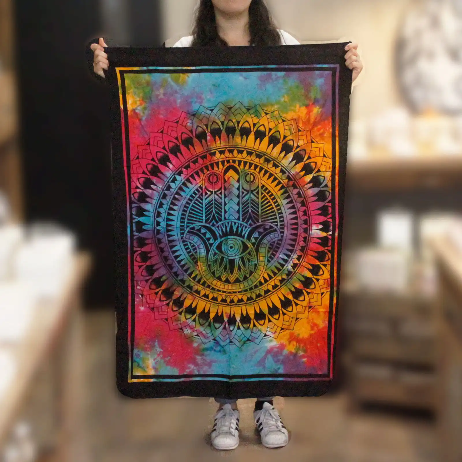 Cotton Wall Art – Hamsa Hand | www.artisangoods.co.uk 3 Cotton Wall Art – Hamsa Hand | www.artisangoods.co.uk 2
