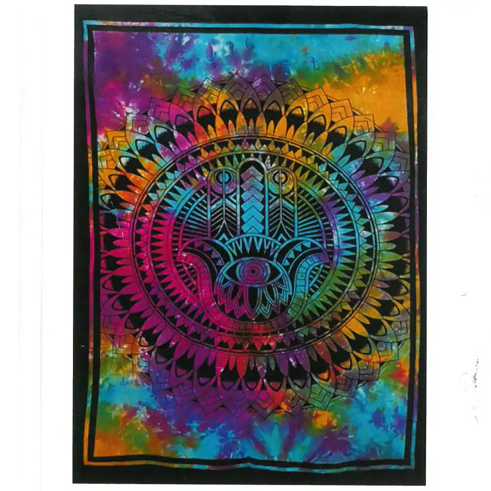 Cotton Wall Art – Hamsa Hand | www.artisangoods.co.uk 2 Cotton Wall Art – Hamsa Hand | www.artisangoods.co.uk 1