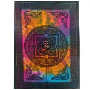 Cotton Wall Art – Sacred OM | www.artisangoods.co.uk 1