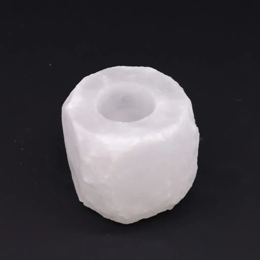 Crystal Rock Himalayan Salt Candle Holder 600-800g | www.artisangoods.co.uk 4