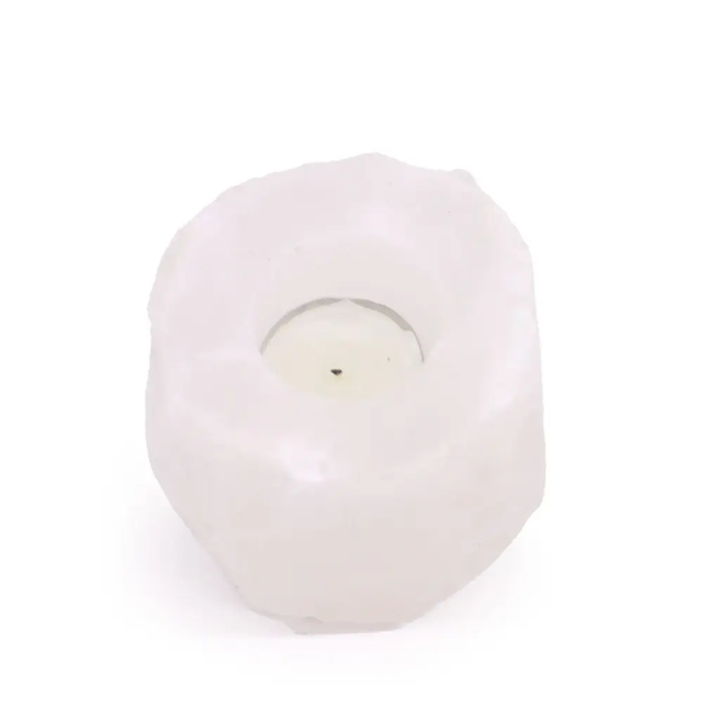 Crystal Rock Himalayan Salt Candle Holder 600-800g | www.artisangoods.co.uk