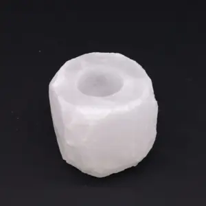 Crystal Rock Himalayan Salt Candle Holder 600-800g | www.artisangoods.co.uk 4