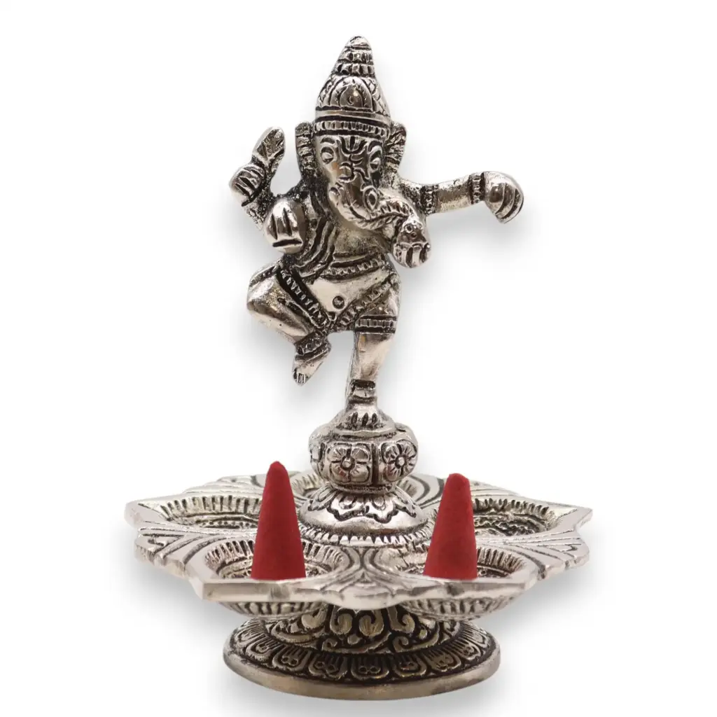 Dancing Ganesha Incense Holder | www.artisangoods.co.uk 4
