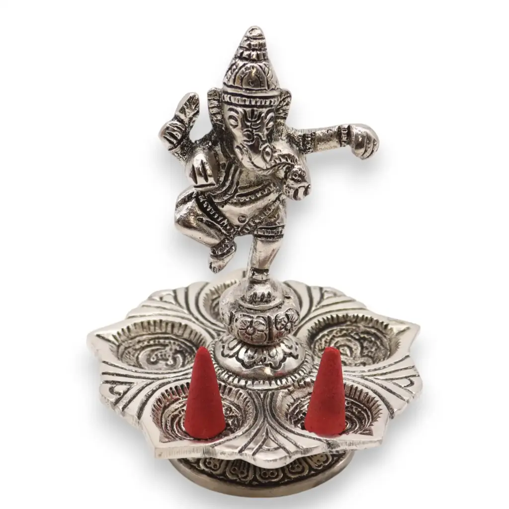 Dancing Ganesha Incense Holder | www.artisangoods.co.uk 2